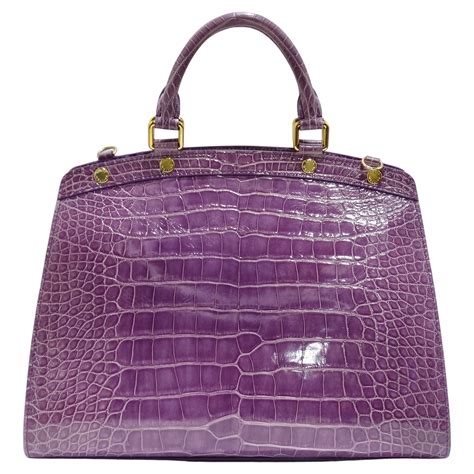 louis vuitton crocodile brea Exotic Collectors Bag Purple 000 